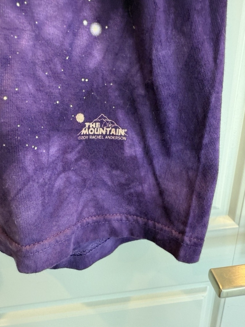 The Mountain Birth of a Star Fairy T Shirt M Purple Tie Dye Moon Fantasy Gothic - Picture 3 of 6